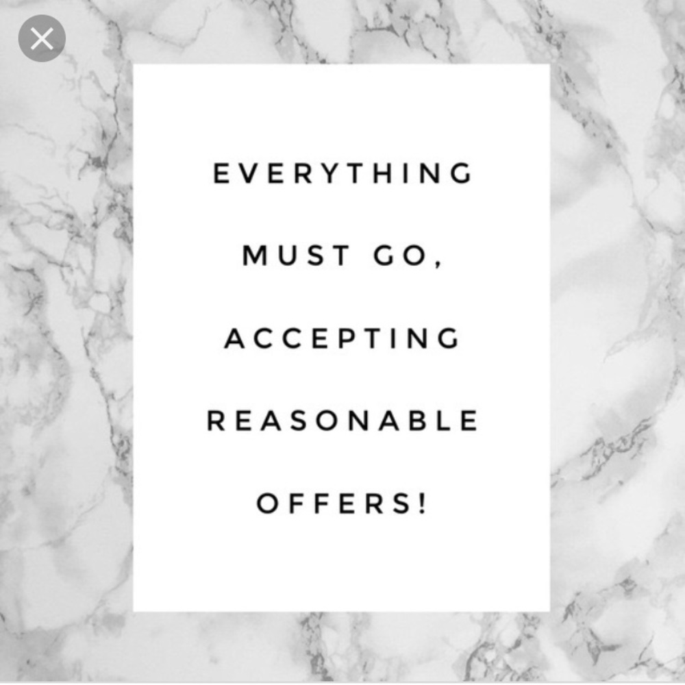 EVERYTHING LISTED MUST GO!